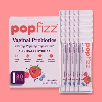 PopFizz Vaginal Probiotics — 30 Sticks