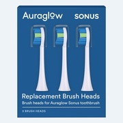Auraglow Sonus Brush Heads 3-Pack