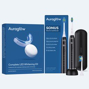 Auraglow Teeth Whitening Kit and Sonus Electric Toothbrush