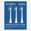 Auraglow Sonus Brush Heads 3-Pack