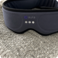 Verified AURA customer wearing the sleep mask