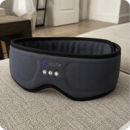 Verified AURA customer wearing the sleep mask