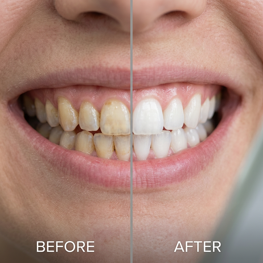 Brite Wite before and after smile result
