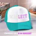 Custom Puff Print Trucker Hat Personalized Name Light-changing Foam Trucker Caps Back to School Gift - image 5
