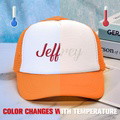 Custom Puff Print Trucker Hat Personalized Temperature-sensitive Foam Caps Back to School Gift - image 1