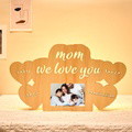 Custom Engraved Name Night Lamp Photo Frame Night Light for Mom - image 2