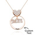 Custom Engraved Necklace Simple Circularity Family Gifts - image 19