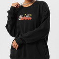 Halloween Collection - Pumpkin embroidered crewneck hoodie - image 7