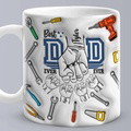 Personalized Names 3D Inflated Effect Printed Mug - Custom Father's Day Gift - image 4