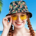 Custom Face Flower Bucket Hat Unisex Outdoor Cap - image 10