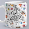 Personalized 3D Inflated Effect Kids Name Mug - Perfect Father's Day Gift - image 3