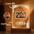 Personalized Dad You Are the Piece that Holds Us Together Photo Acrylic Night Light Father's Day Gift for Dad - image 3