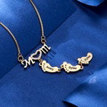 Custom Engraved Necklace Family Feet Mother's Day Gifts - image 5