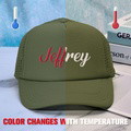 Custom Puff Print Trucker Hat Personalized Temperature-sensitive Foam Caps Back to School Gift - image 7