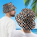 Custom Bucket Hat Double-Side-Wear Reversible Fashion Outdoors Sun Cap - image 3