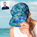 Custom Face Hawaiian Style Baseball Cap Gifts for Him - image 4