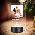 Gift For Father Custom 7 Colors Music Night Light with Text Scannable Night Light - image 2