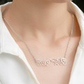 Personalized American Sign Language Necklace Gift for Hearing Impairment ASL Interpreter Teacher - image 6