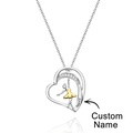 Personalized Ballet Dancing Girl Necklace with Name Necklace Jewelry Gift for Ballerina Lover - image 1