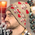 Custom Face Beanie Hat Warm Soft Knit Hat Winter Cap Gifts for Lovers - image 26