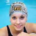 Custom Photo Swimming Cap Personalized Swim Caps Swimming Hats for Men Women - image 2