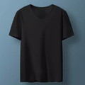 Embroidered cotton V-neck custom T-shirt: show unique style - image 5