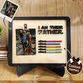 Personalized Lightsaber I Am Their Father Wooden Sign Gift for Dad - image 5