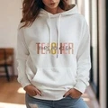 Personalized Teacher Hooded Sweatshirt Teacher Custom Name Hooded Sweatshirt Back to School Gifts - image 10