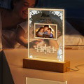 Personalized Dad You Are the Piece that Holds Us Together Photo Acrylic Night Light Father's Day Gift for Dad - image 4