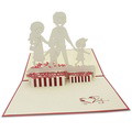 Father's Day Card Parents Holding Child 3D Pop Up Greeting Card for Him - image 2