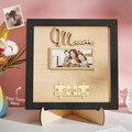 Custom Photo Engraved Ornament Mother's Day Puzzle Wooden Commemorate Gifts - image 2
