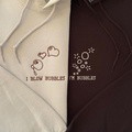 Couple outfit Embroidery Total - Valentine's Day Gift - Embroidered sweatshirt, hoodie - image 25