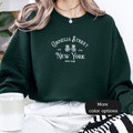 Embroidery gift - Bike Ride on New York Street - Sweatshirt - Hoodie - T-shirt - image 6