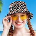 Custom Bucket Hat Double-Side-Wear Reversible Fashion Outdoors Sun Cap - image 4