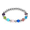 Personalized Birthstones Bracelet 1-12 Family Birthstones Elastic Beaded Bracelet Gift for Woman - image 8