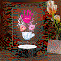 Custom Name and Date Night Light Handprint Lamp Mother's Day Gift - image 5