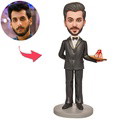 Halloween Gift Terrorist Housekeeper Custom Bobblehead with Engraved Text - image 1
