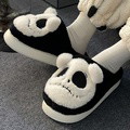 Halloween Slippers Halloween Skull Shoes Comfortable Cotton Slippers - image 1