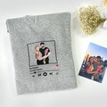 Custom Embroidered Sweatshirt Portrait Music Player Couple Family Gift - image 5
