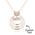 Custom Engraved Necklace Simple Circularity Family Gifts - image 21