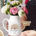 Personalized Teacher Vase Rainbow Vase Back to School Gift for Teacher - image 1