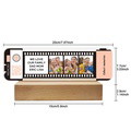 Custom QR code Acrylic Filmstrip Plaque Night Light Gift for Family - image 3