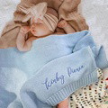 Custom Baby Blanket Embroidered Name Stroller Blanket for Newborn Baby Gift - image 10