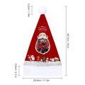 Personalized Sequins Santa Hat Custom Photo Christmas Hats for Holidays Xmas Party Supplies - image 7