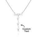 Custom Engraved Necklace Family Feet Mother's Day Gifts - image 2