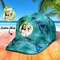 Personalized Photo and Name Hawaiian Style Baseball Cap Gifts for Women Men Unisex - image 7