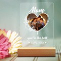 Personalized Photo Night Light Desk Lamp Acrylic Gifts for Mom - image 3