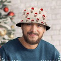 Custom Christmas Bucket Hat Personalized Face Unisex Fisherman Cap - image 12