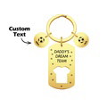 Personalized Engraved Football Daddy' Dream Team Keychain with Children's Names Key Ring Father's Day Gifts - image 7