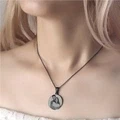 Custom Black Filter Romantic Photo Necklace Stainless Steel Valentine Gift For Couples - image 3